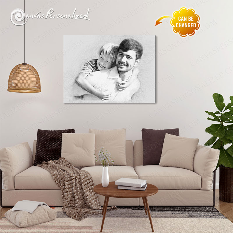 7 Reasons to Give Personalized Canvas Prints as Gifts 35 Photo To Pencil Sketch Canvas