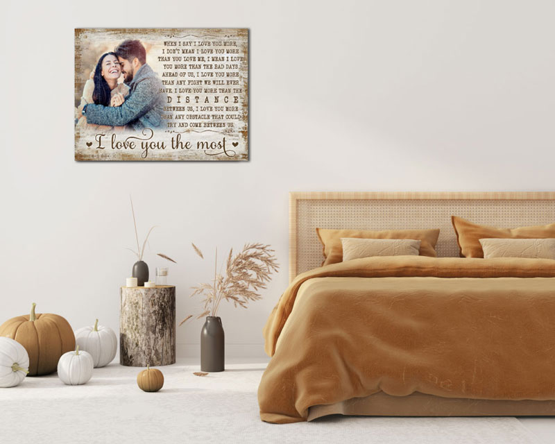 7 Reasons to Give Personalized Canvas Prints as Gifts 25 personalized-canvas-prints-bedroom-decor