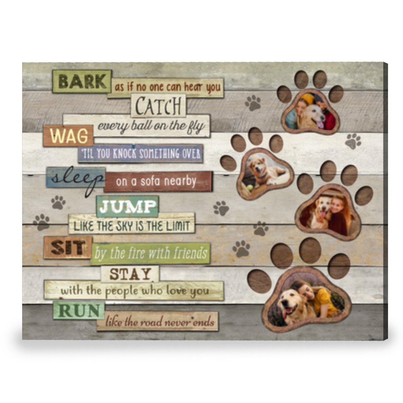 Personalized Pet Photo Gift Unique Gift For Dog Owner Canvas Print personalized-pet-photo-gift-unique-gift-for-dog-owner-canvas-print