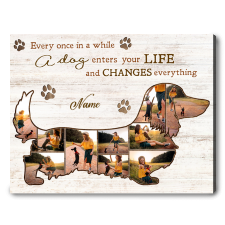 best-dachshund-dog-gift-idea-personalized-photo-collage-dog-canvas