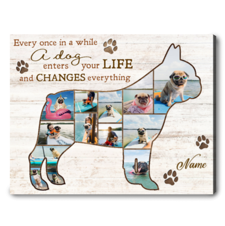 best-bulldog-gift-idea-personalized-photo-collage-dog-canvas-canvas