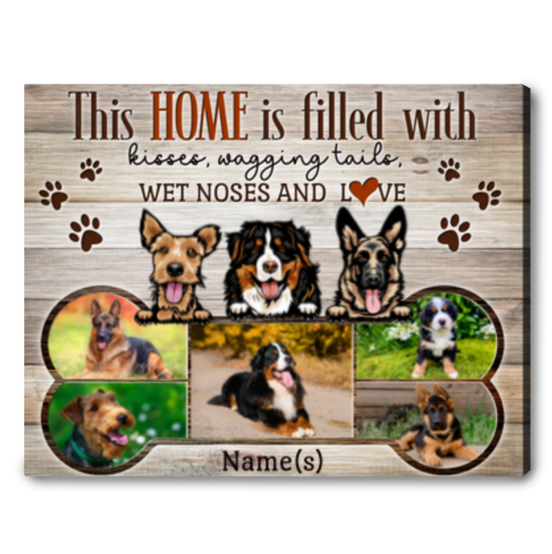 Gift For Dog Lover Canvas Personalized