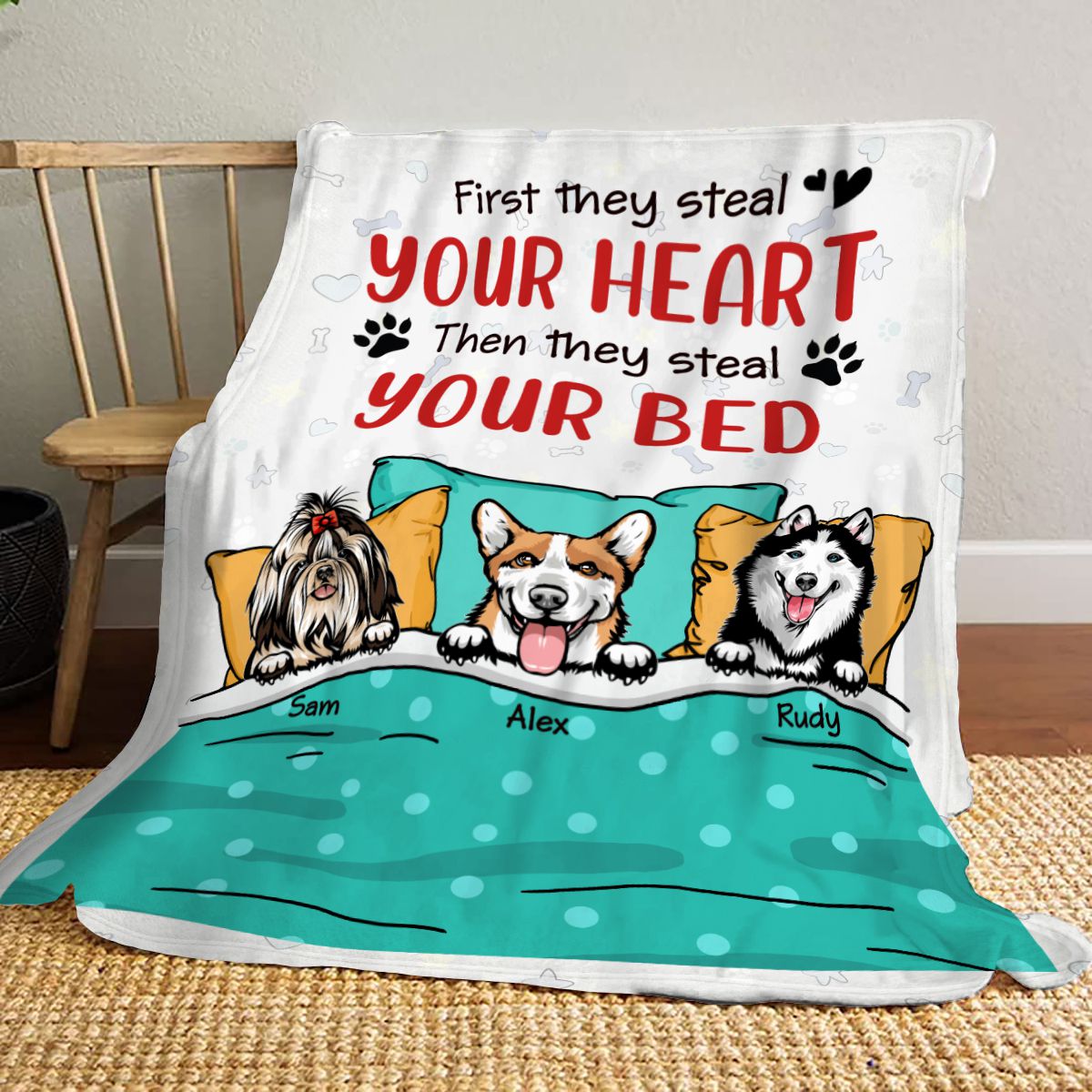 Gift For Dog Lover Canvas Personalized